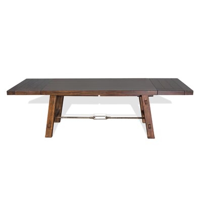 Hardin Extendable Mahogany Solid Wood Dining Table - Image 0
