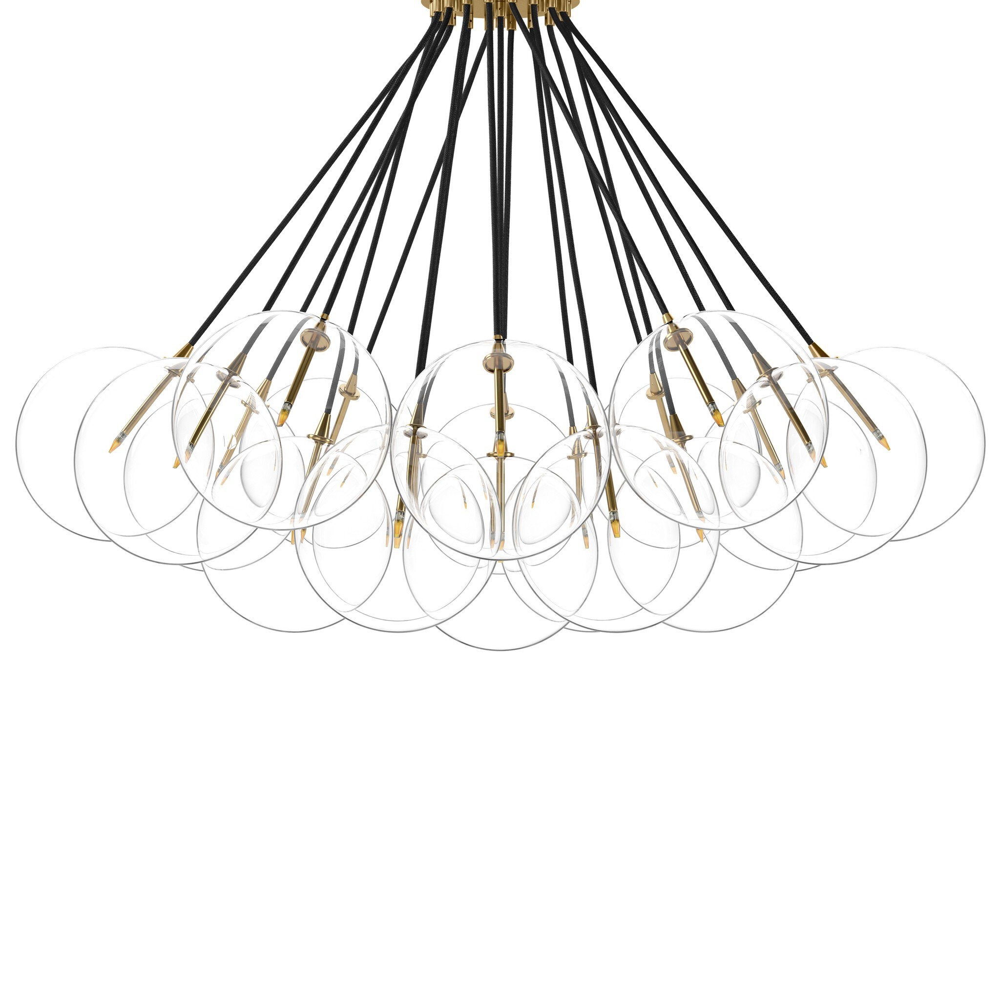 Cloud Chandelier - Black Cord - Image 4