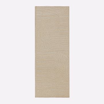 Graphic Arches Indoor/Outdoor Rug, 9'x12', Natural/Alabaster - Image 2