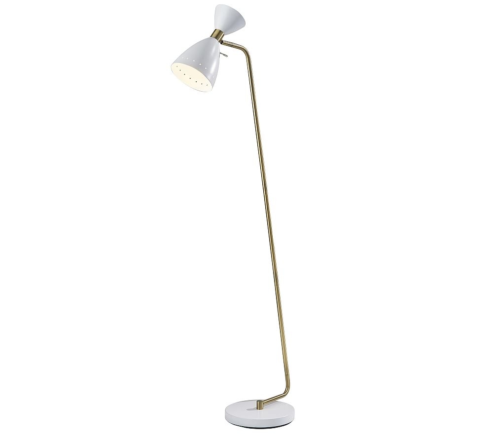 Elias Floor Lamp, White - Image 0