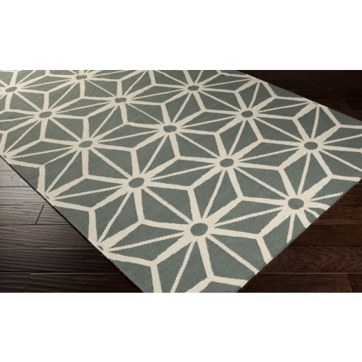 Fallon White Indoor 2' x 3' Handmade Rug - Image 1