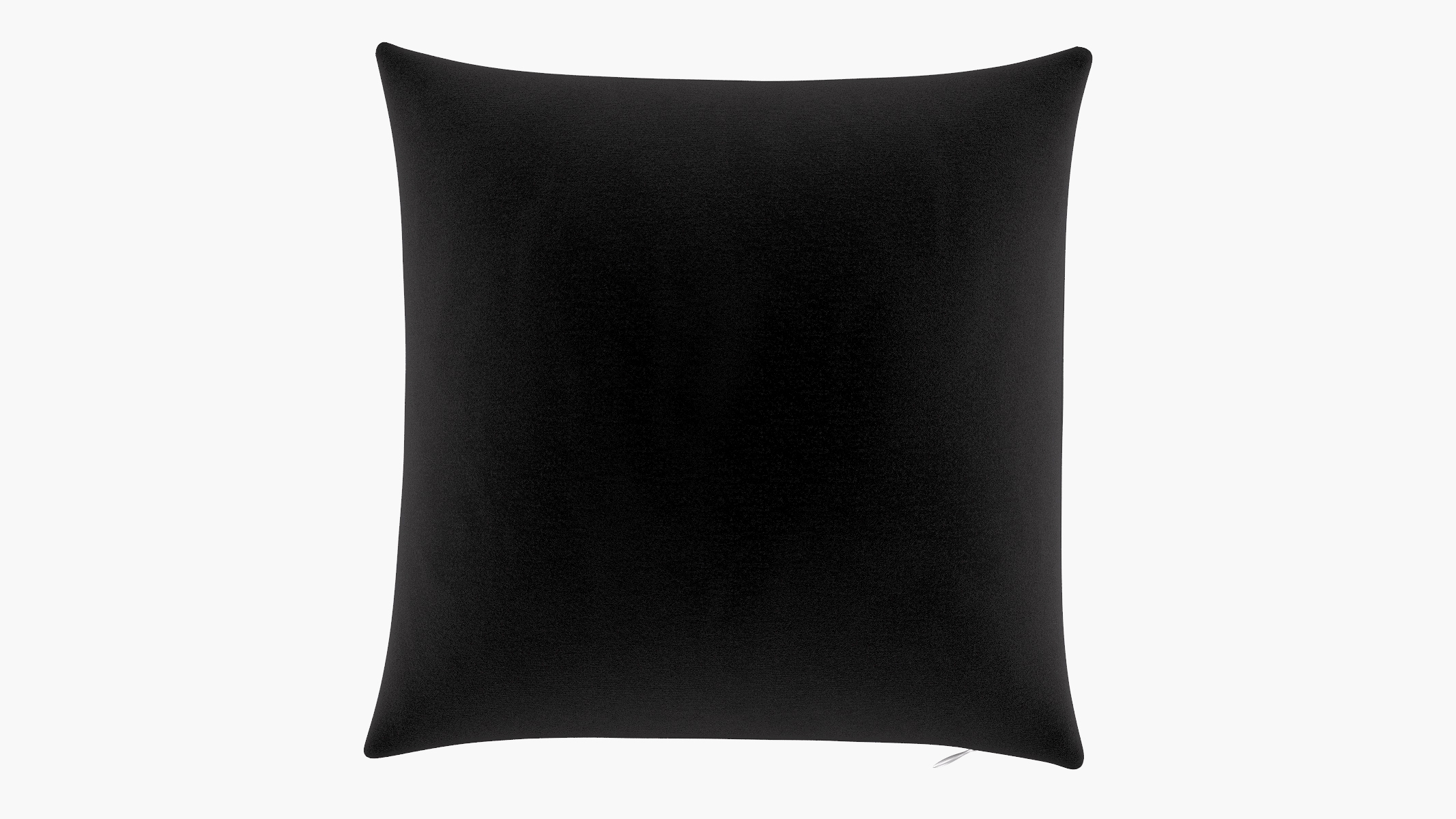 Throw Pillow, Nero Velvet, 18" x 18" - Image 0
