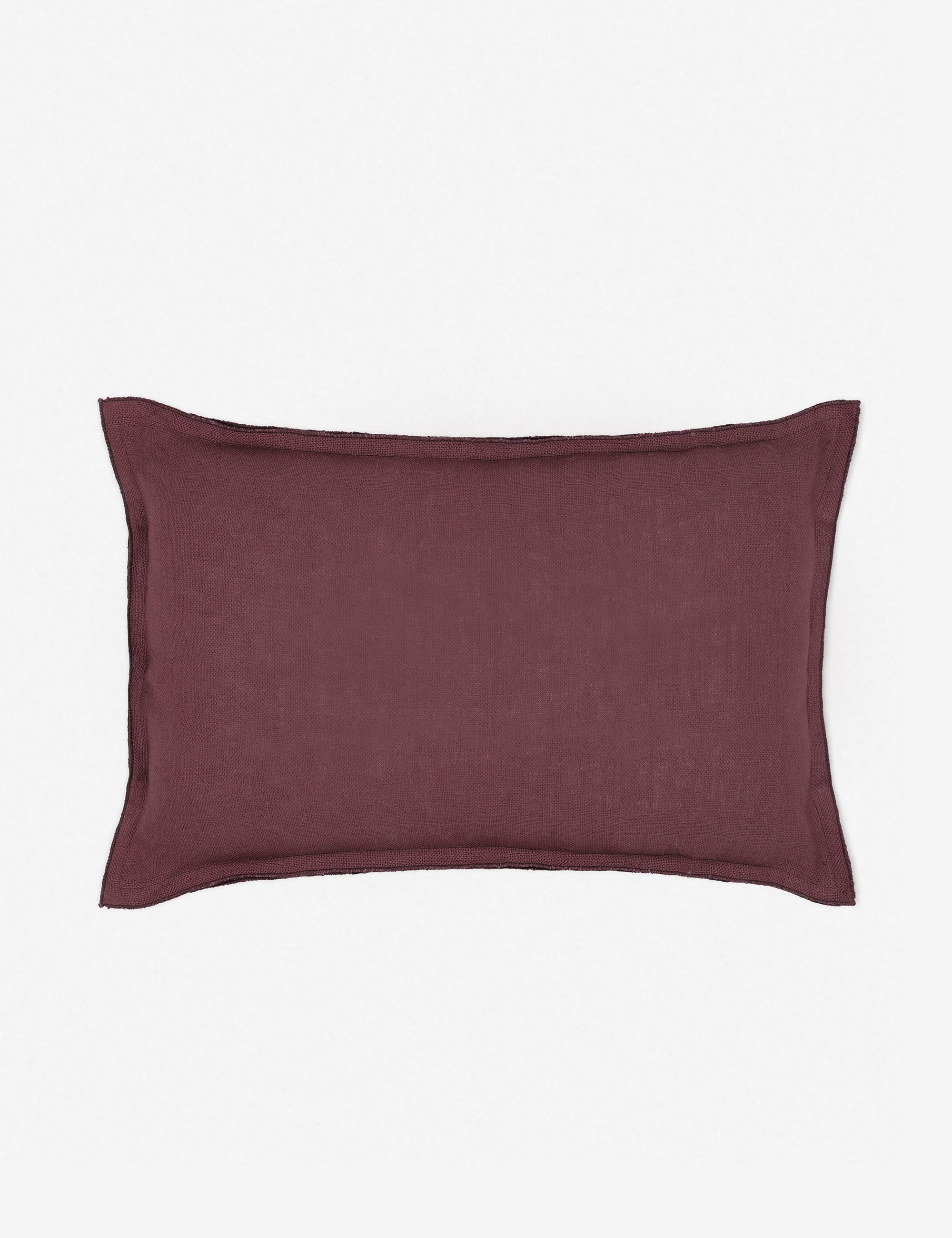 Arlo Linen Pillow - Aubergine / 13" x 20" - Image 36