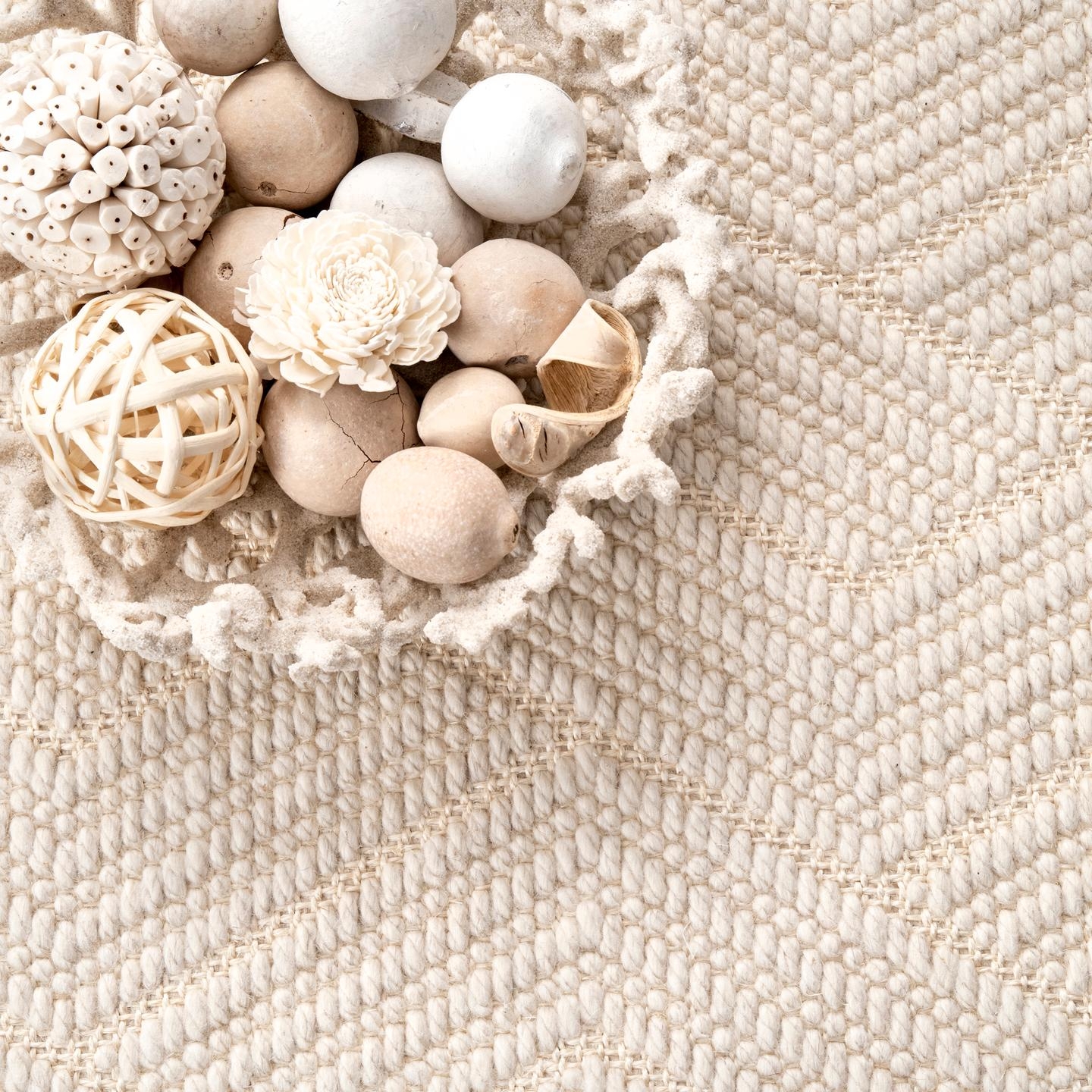 Natural Textured Suzanne Rug Area Rug - Image 5