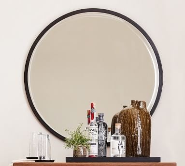 Layne Oversized Round Wall Mirror, Brass - 49" - Image 5