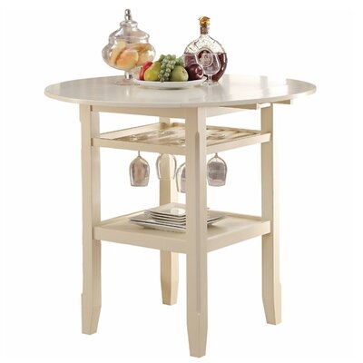 Counter Height Table In Cream - Image 0