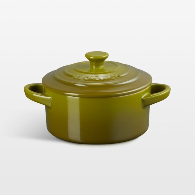 Le Creuset ® 8-Oz. Olive Mini Cocotte - Image 0
