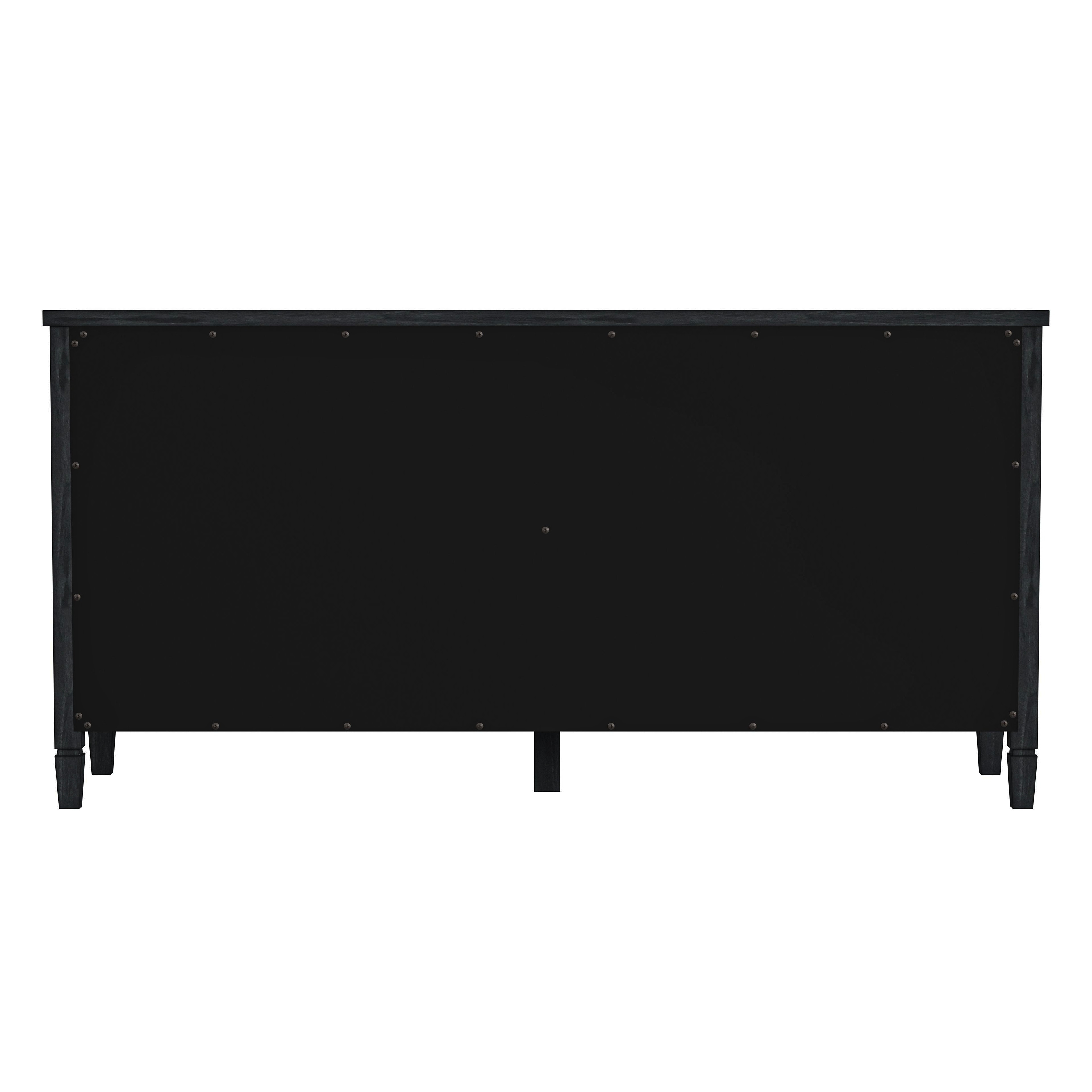 Flagstaff Black Cane Dresser - Image 1