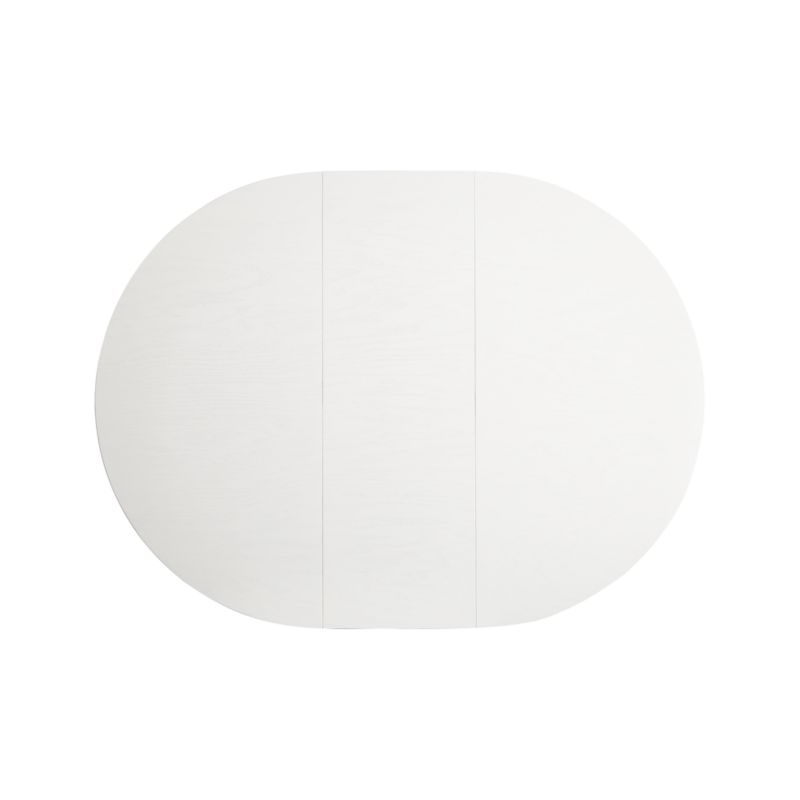 Aniston White 45" Round Extension Dining Table - Image 3