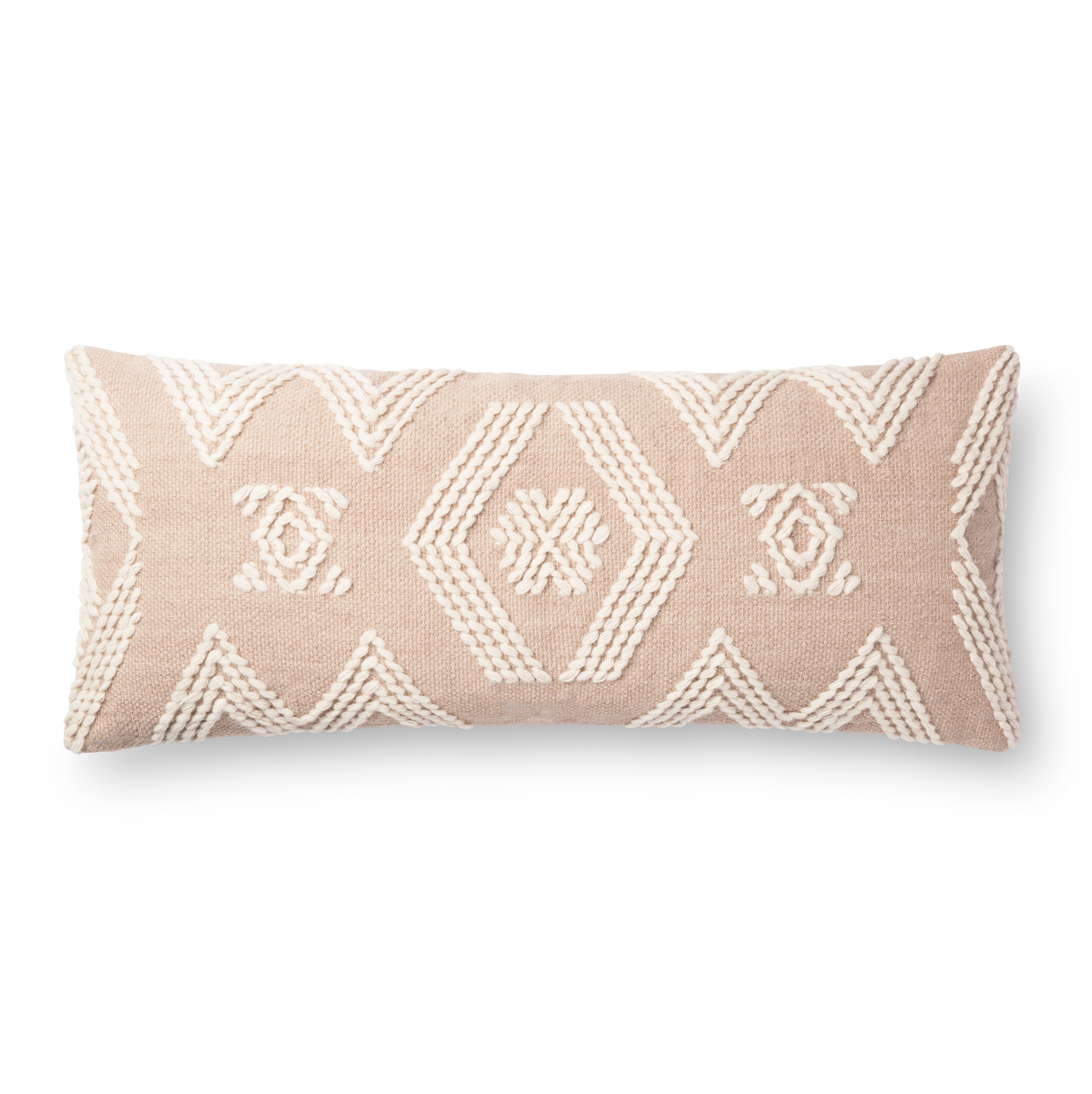 PILLOWS P1105 SAND / IVORY 13" x 35" Cover w/Poly - Image 0