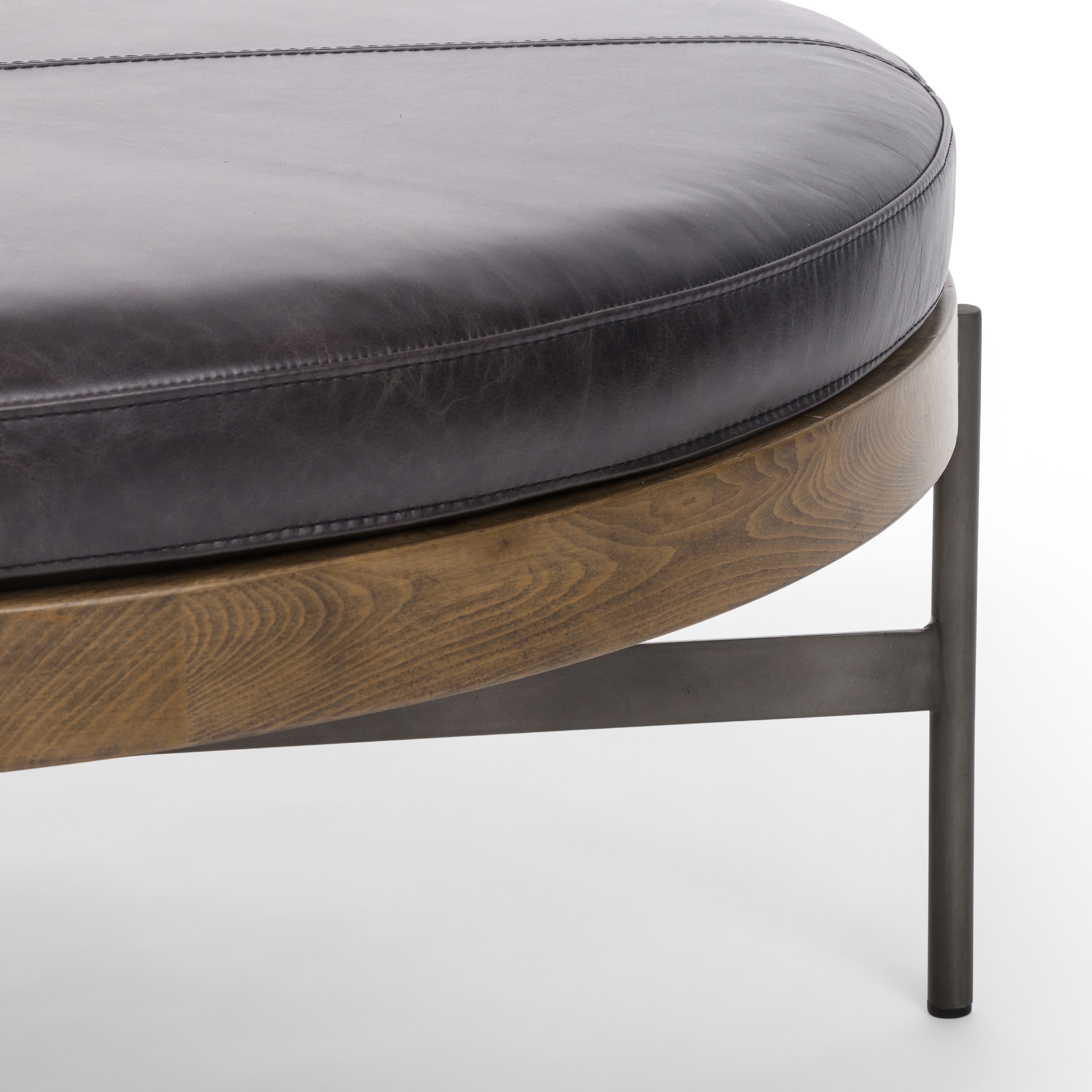 Edwyn Large Ottoman - Sonoma Black - Image 4