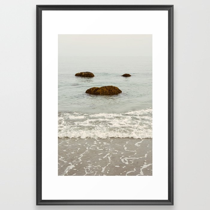 Summer Sea Framed Art Print by Olivia Joy St Claire X  Modern Photograp - Scoop Black - Large 24" x 36"-26x38 - Image 0
