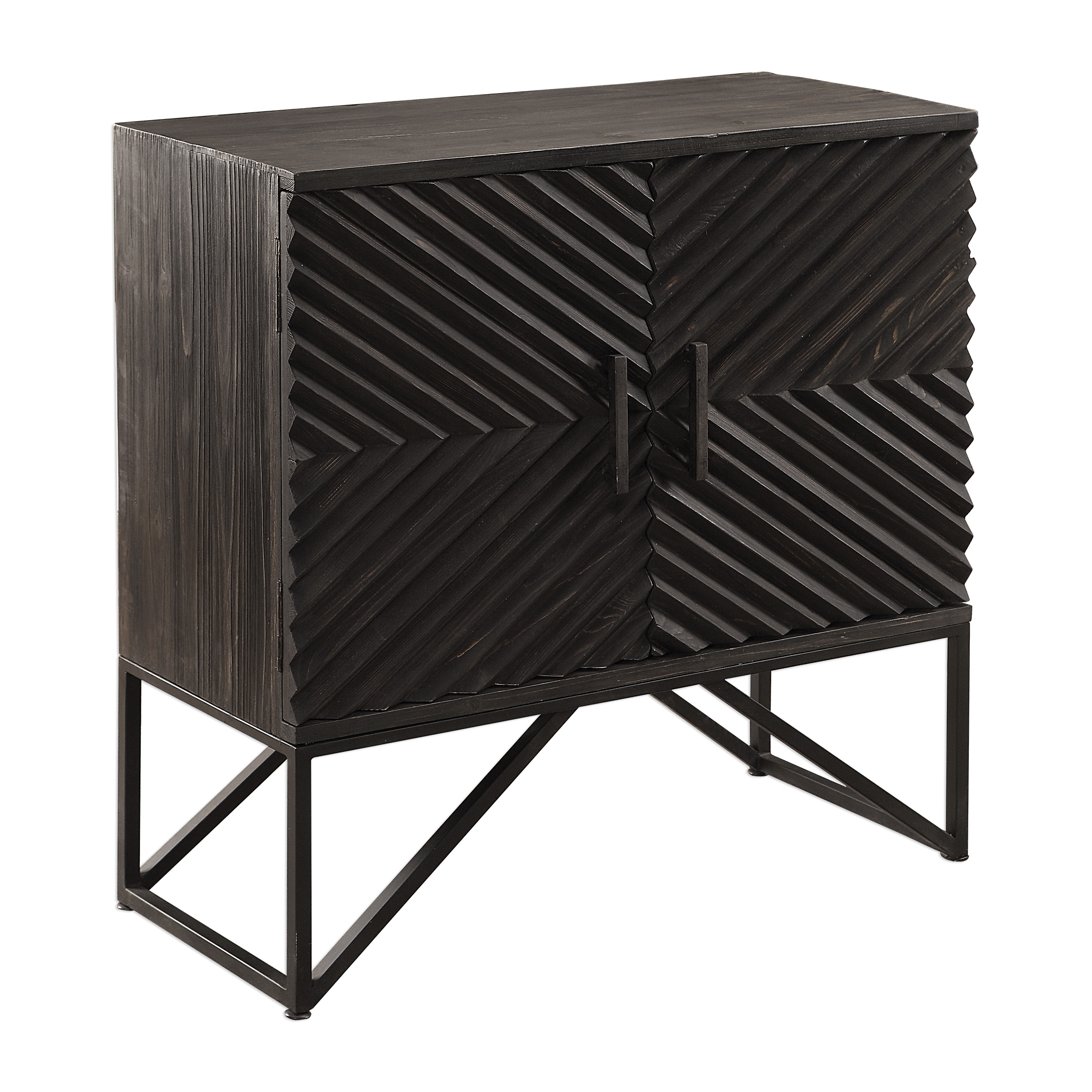 Zadie Ebony Accent Cabinet - Image 8