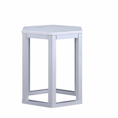 Aguirre-Jarquin Marble Top Frame End Table - Image 0