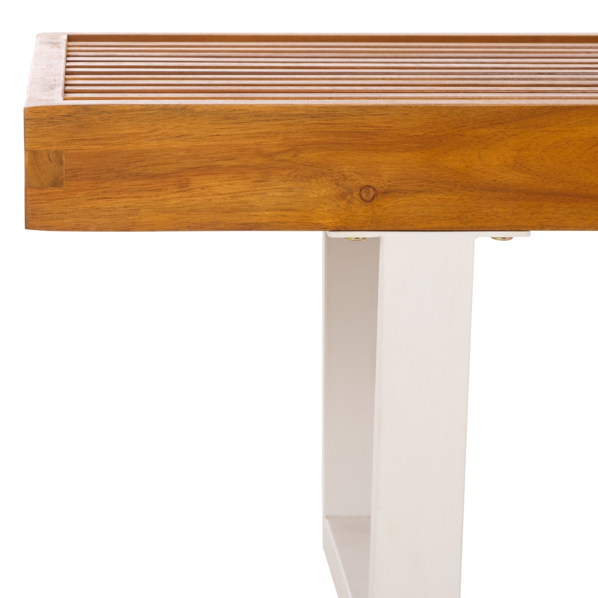 Heather Indoor-Outdoor 60" Bench - Natural/White - Image 2