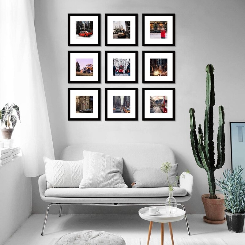 Cluny Wall Gallery Picture Frame, Set of 9 - Image 1