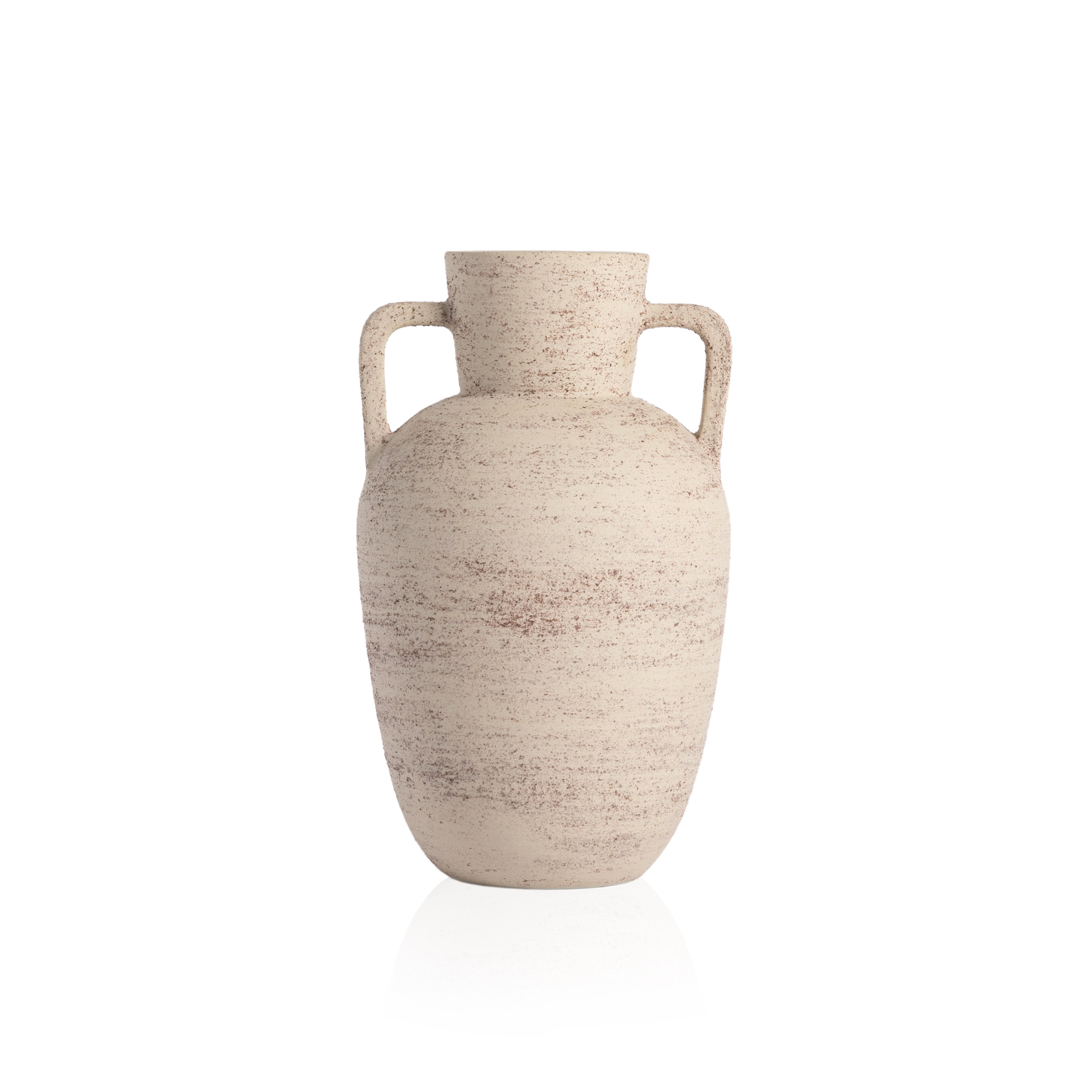 Pima Vase-Distressed Cream - Image 1