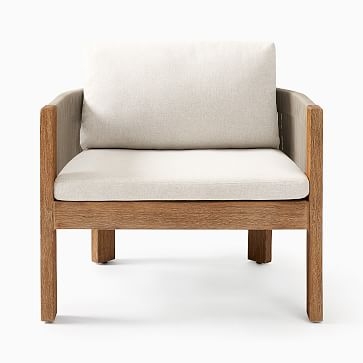 Porto Petite Lounge Chair, Driftwood - Image 3