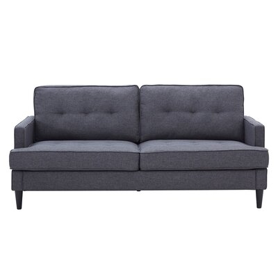 71in Modern Loveseat Couch, Mid-century Upholstered Fabric 2-seat Sofa Couch Tufted Love Seat For Living Room, Bedroom, Office, Apartment, Dorm, Studio And Small Space - Image 0