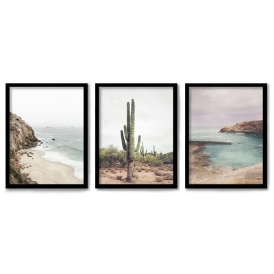 Americanflat 3 Piece Framed Triptych Natural Photography By Sisi And Seb - Image 0