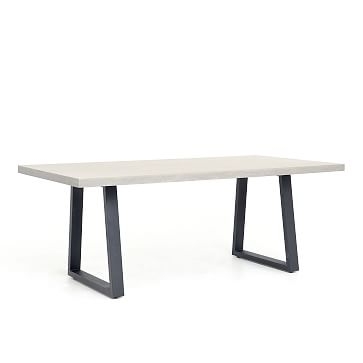 Slab Outdoor Dining Table, 79" - Image 0
