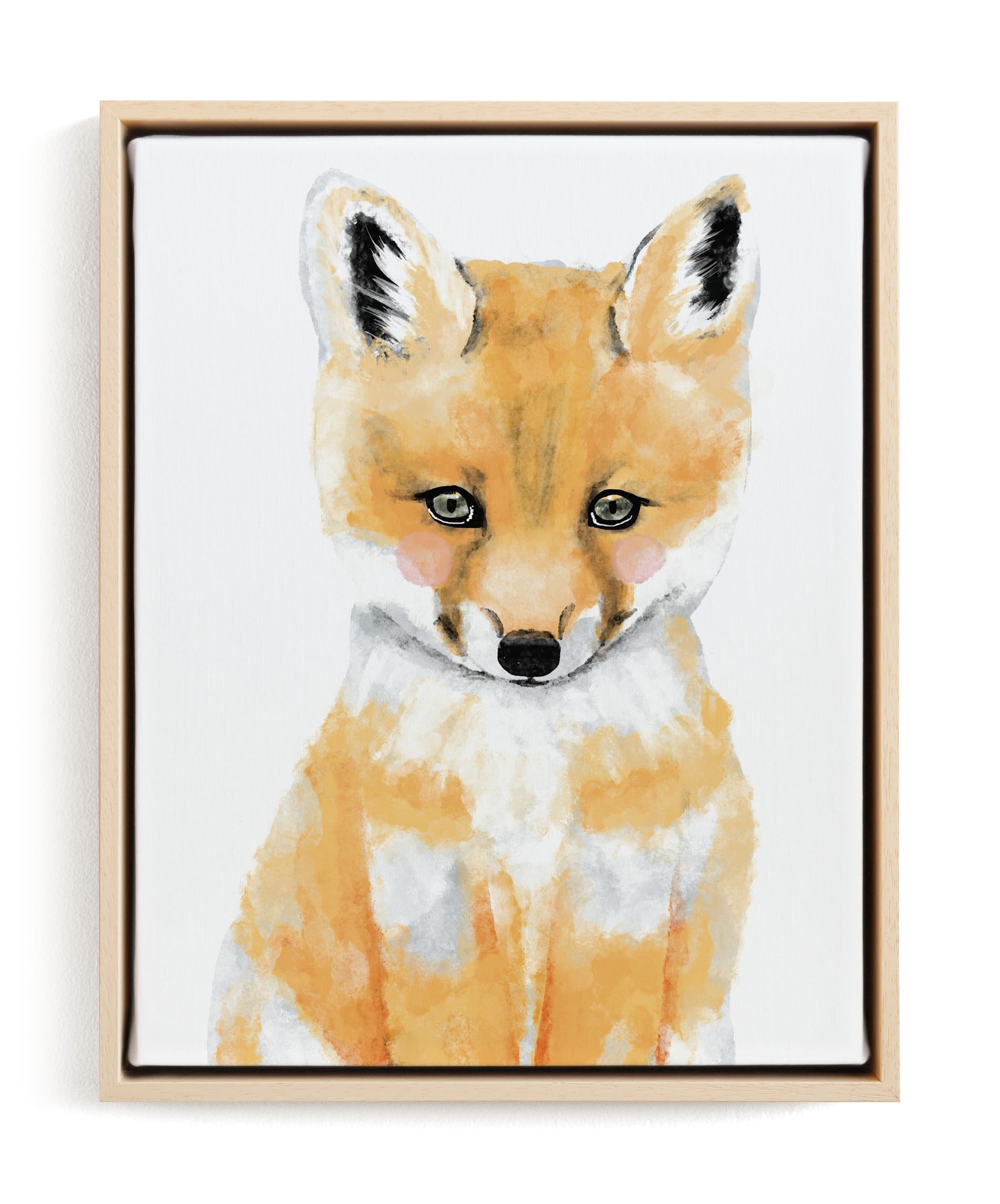 Baby Animal.Fox Children's Art Print - Image 0