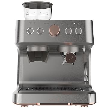 General Electric Cafe Manual Espresso Maker, Semi-Automatic, Silver - Image 0