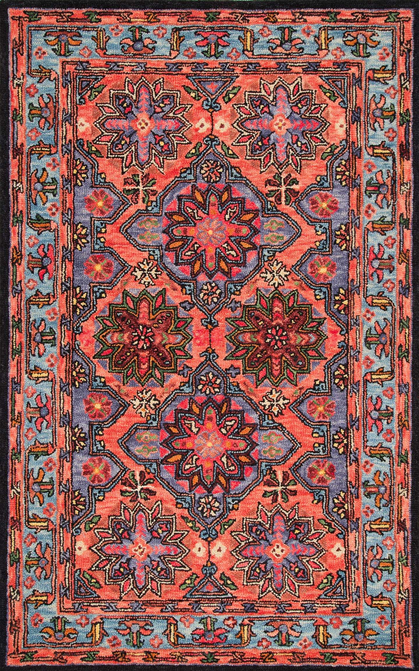 Traditional Yvonne Floral Area Rug - Image 1