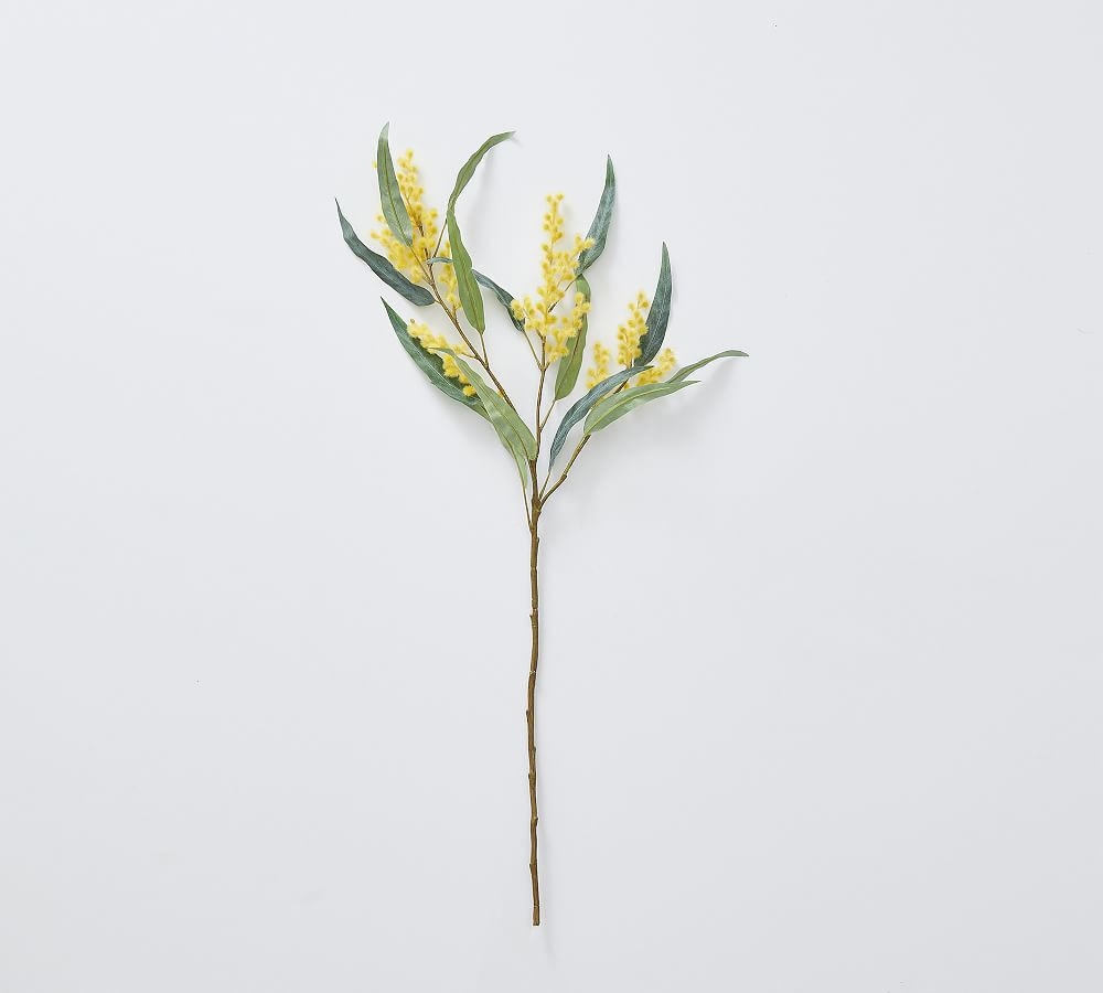 Blooming Acacia Branch, One Size, Yellow - Image 0