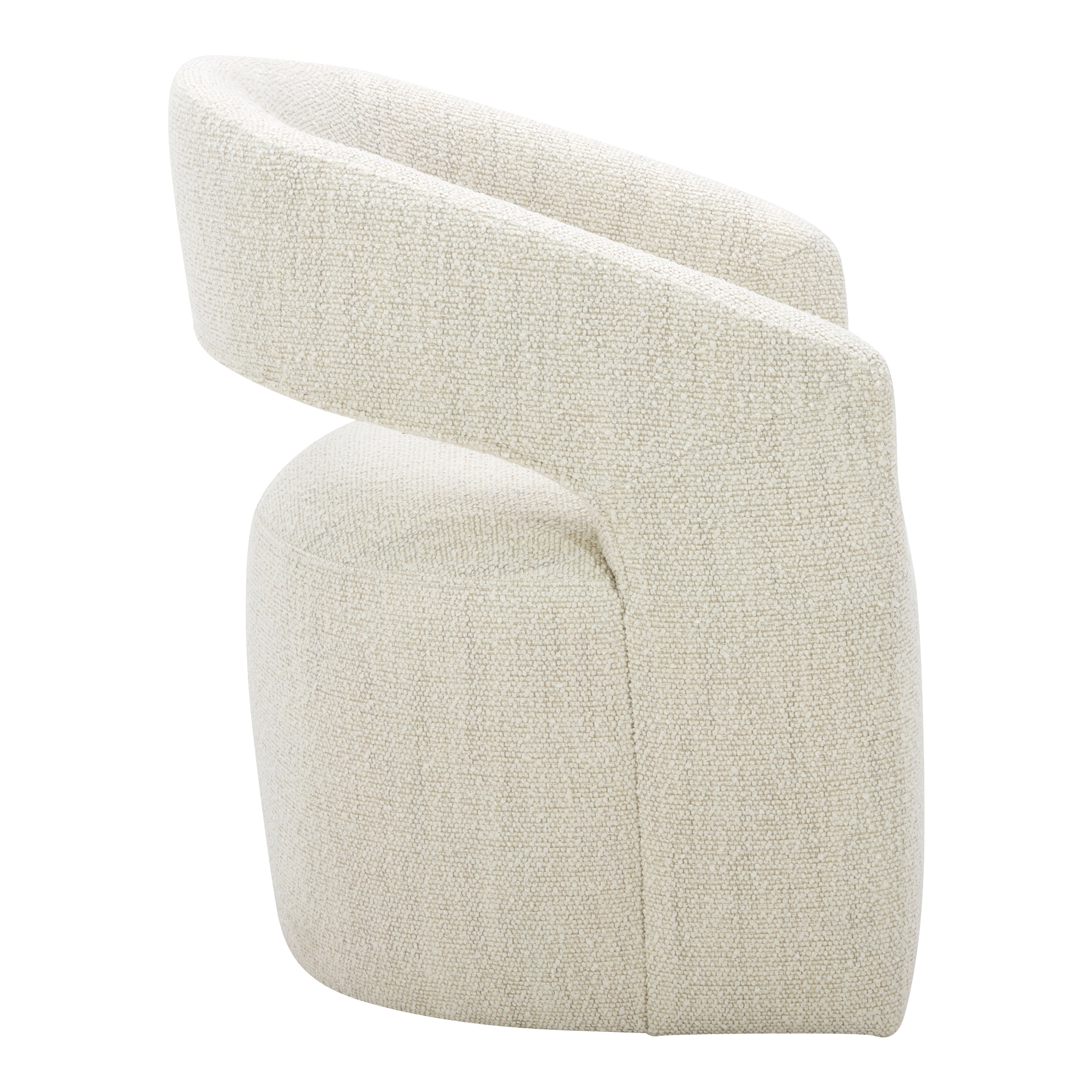 Barrow Rolling Dining Chair White Mist - Image 2