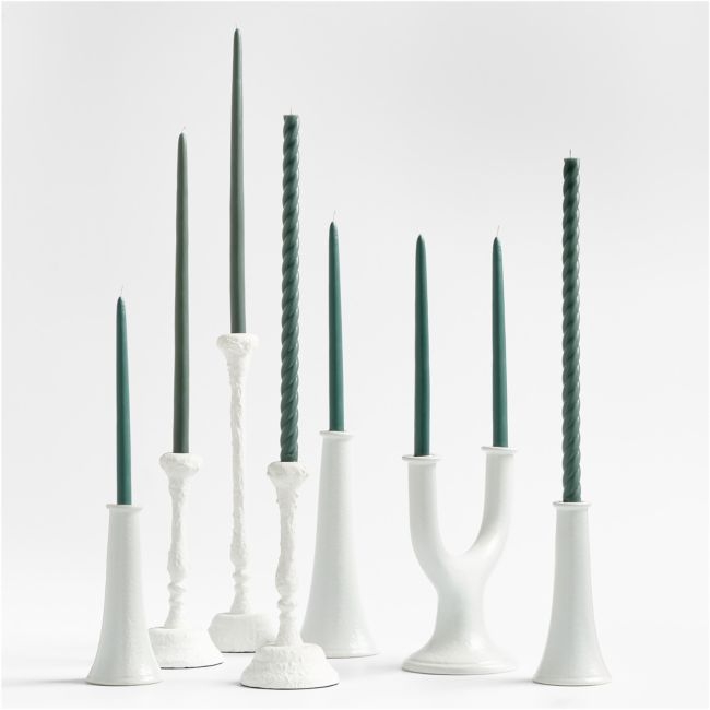 Duck Green Taper Candle Bundle, Set of 8 - Image 0