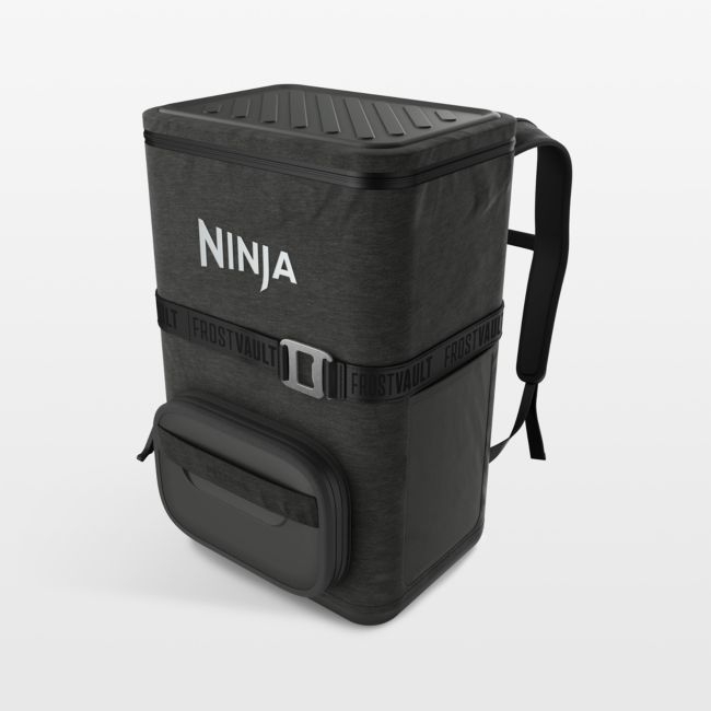 Ninja ® FrostVault™ Go 36-Can Backpack Soft Cooler with Cold Dry Zone in Charcoal Grey - Image 0