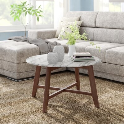 Gamino Solid Wood 4 Legs Coffee Table - Image 1