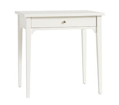 Morgan Simple Desk, Simply White, In-Home Delivery - Image 0