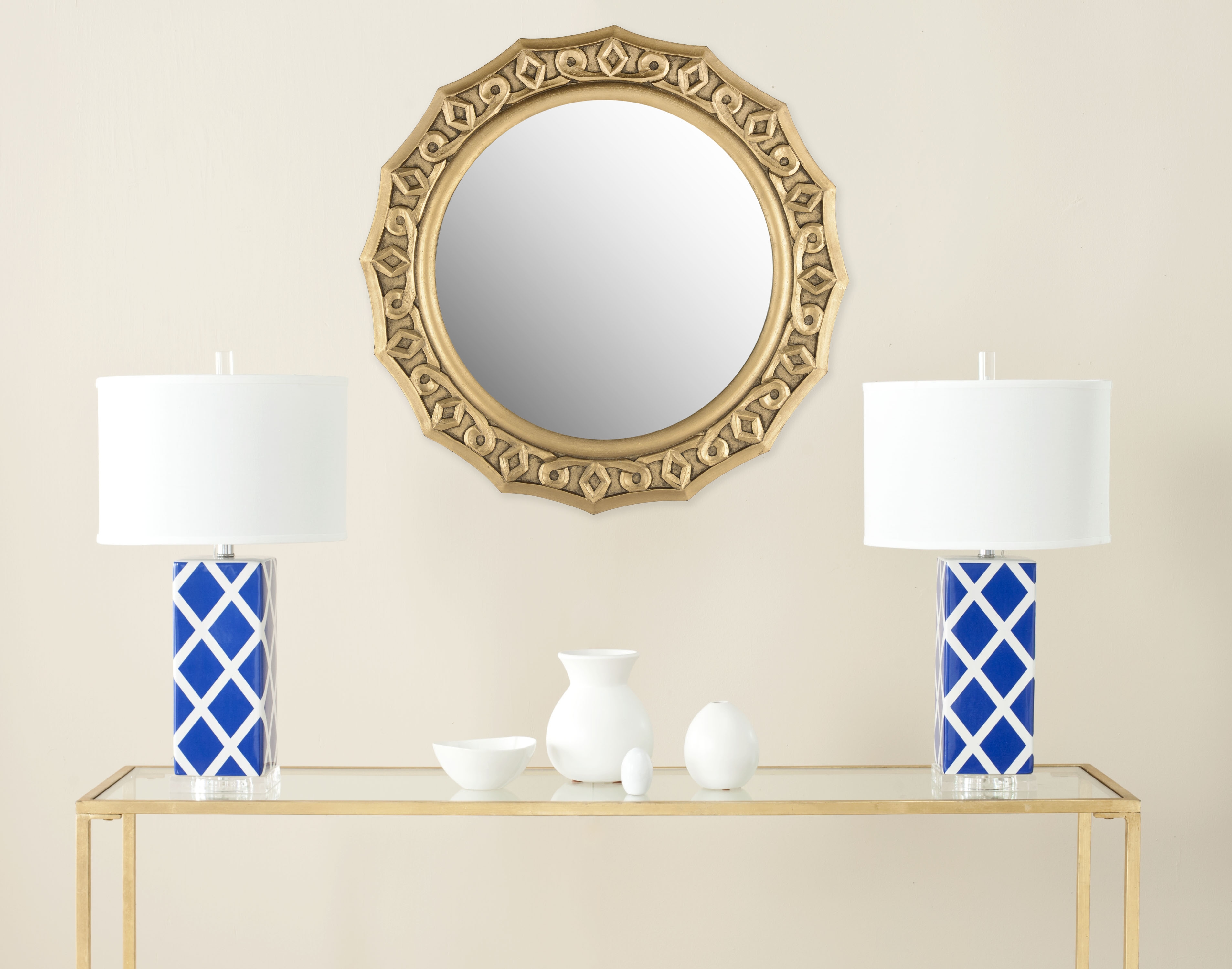 Gossamer Lace Mirror - Gold - Arlo Home - Image 2