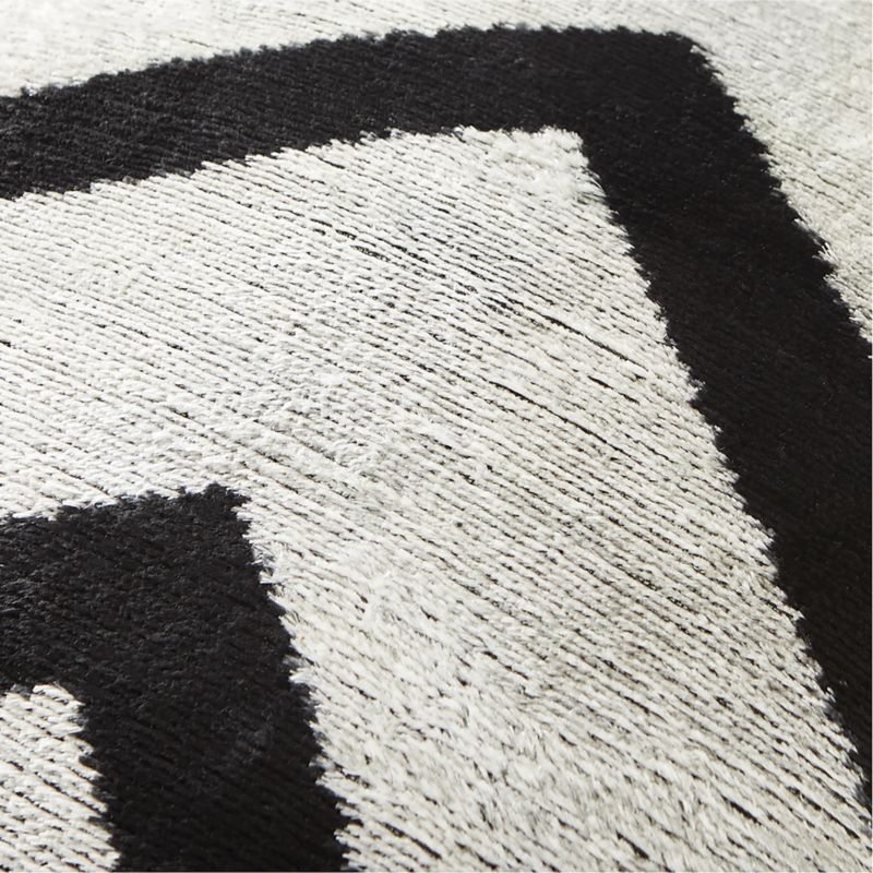 Balance Turkish Silk Throw Pillow with Feather-Down Insert 20"x20" - Image 4