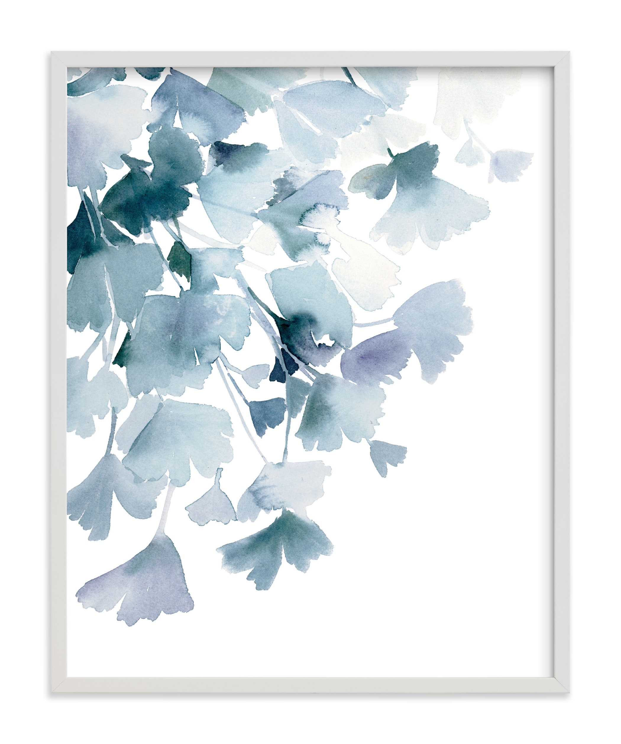 Blue Ginkgo Limited Edition Fine Art Print 1 - Image 0