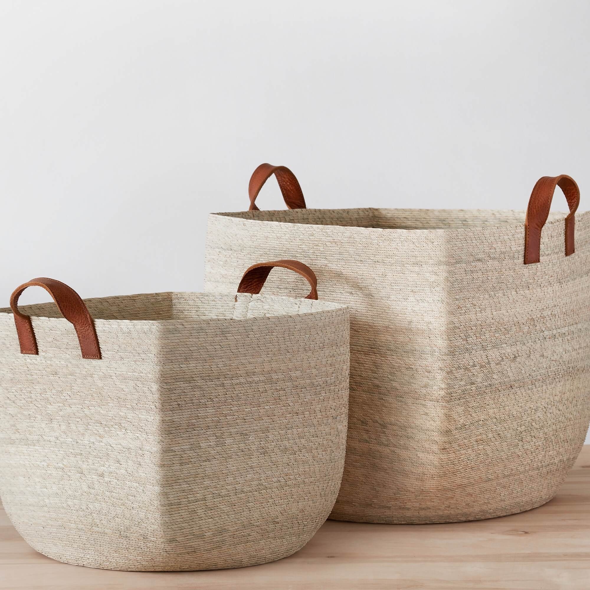 The Citizenry Mercado Storage Baskets Square | Large | Natural - Image 6