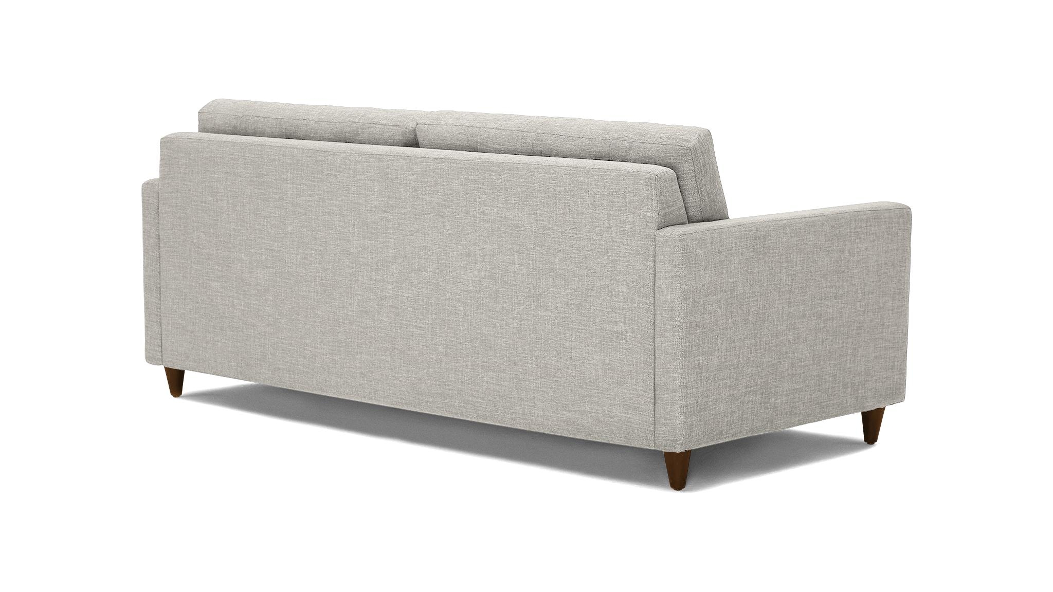 Gray Eliot Mid Century Modern Sleeper Sofa - Bloke Cotton - Mocha - Foam - Image 3