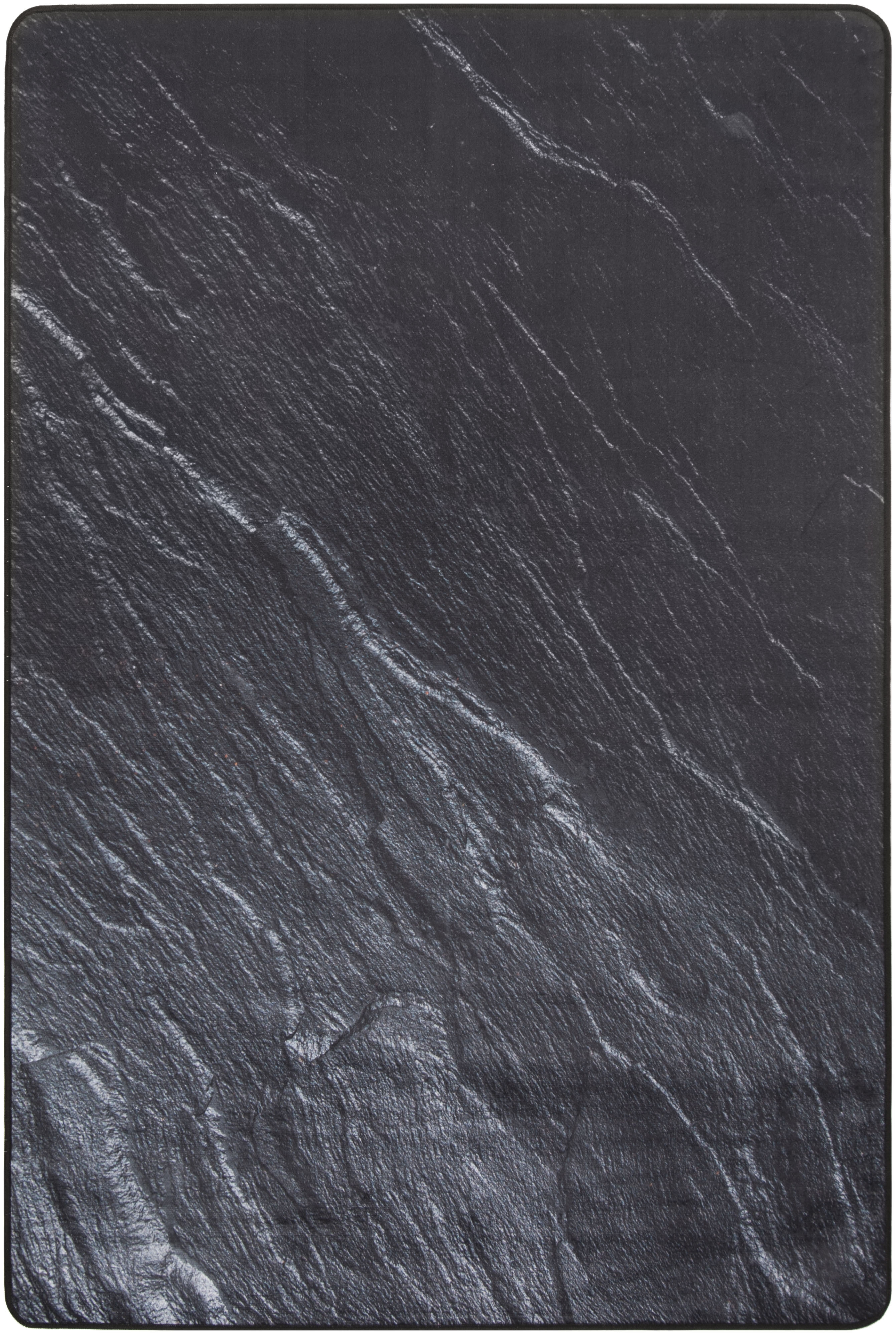 Arlo Home Indoor/Outdoor Woven Area Rug, DAY102C, Black,  5' 1" X 7' 6" - Image 0