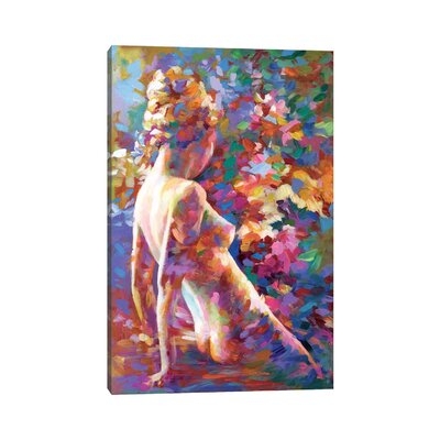 Lady Flower by Leon Devenice - Gallery-Wrapped Canvas Giclée - Image 0