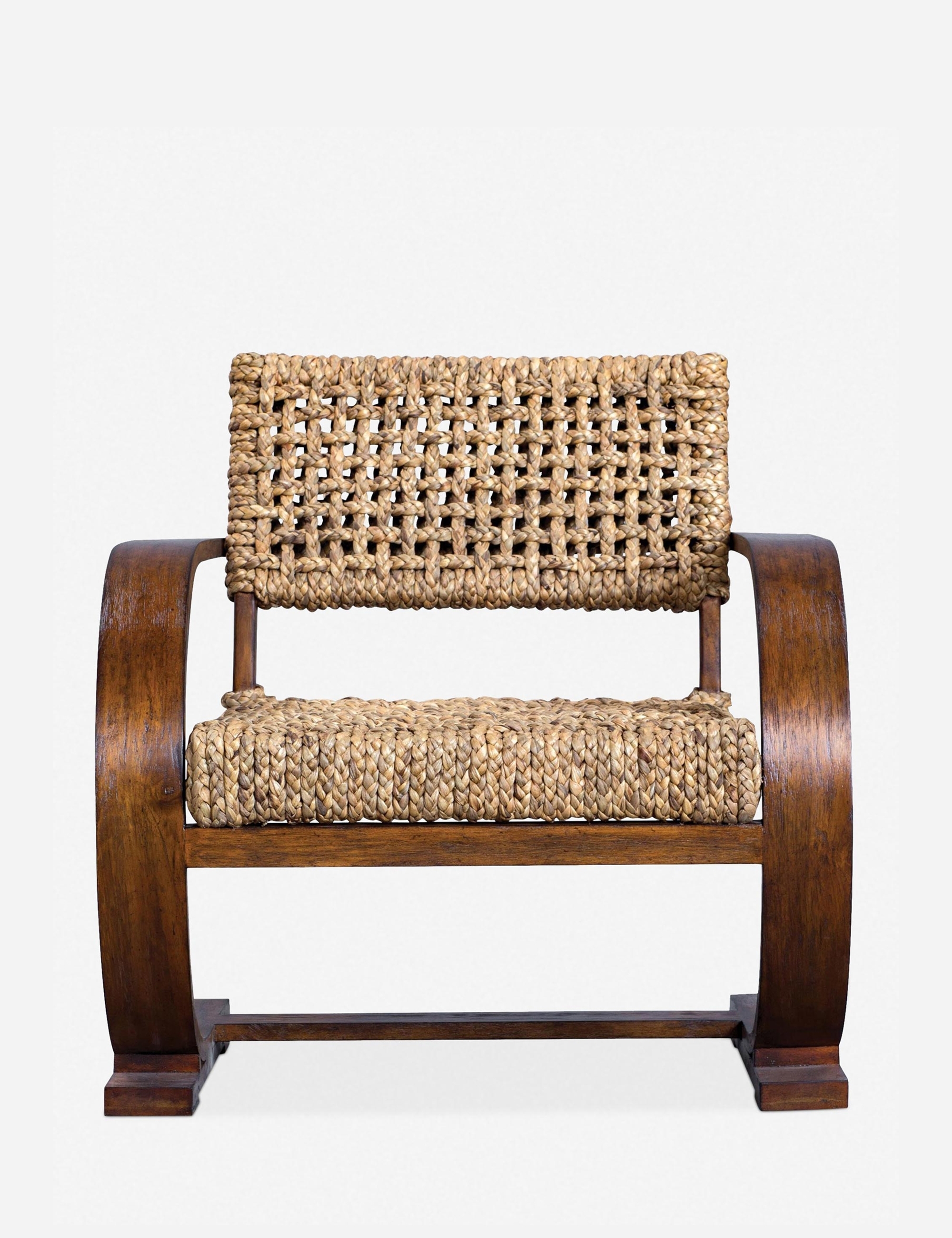 Shaka Accent Chair, Weathered Pecan - Image 1