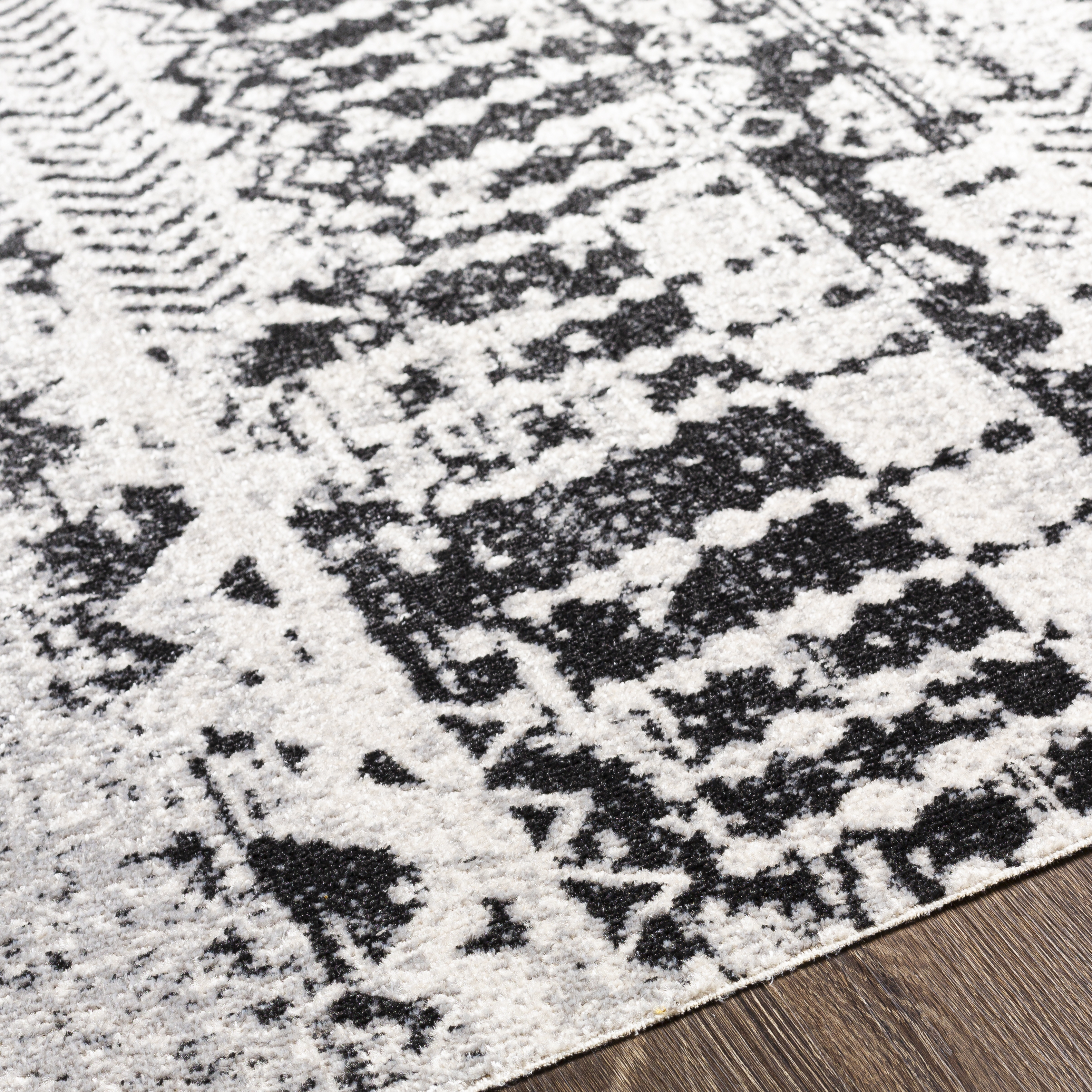 Lavadora Beige Indoor 2'7" x 7'3" Machine Woven Rug - Image 3