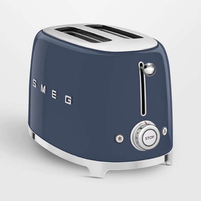 SMEG Navy 2-Slice Retro Toaster - Image 0