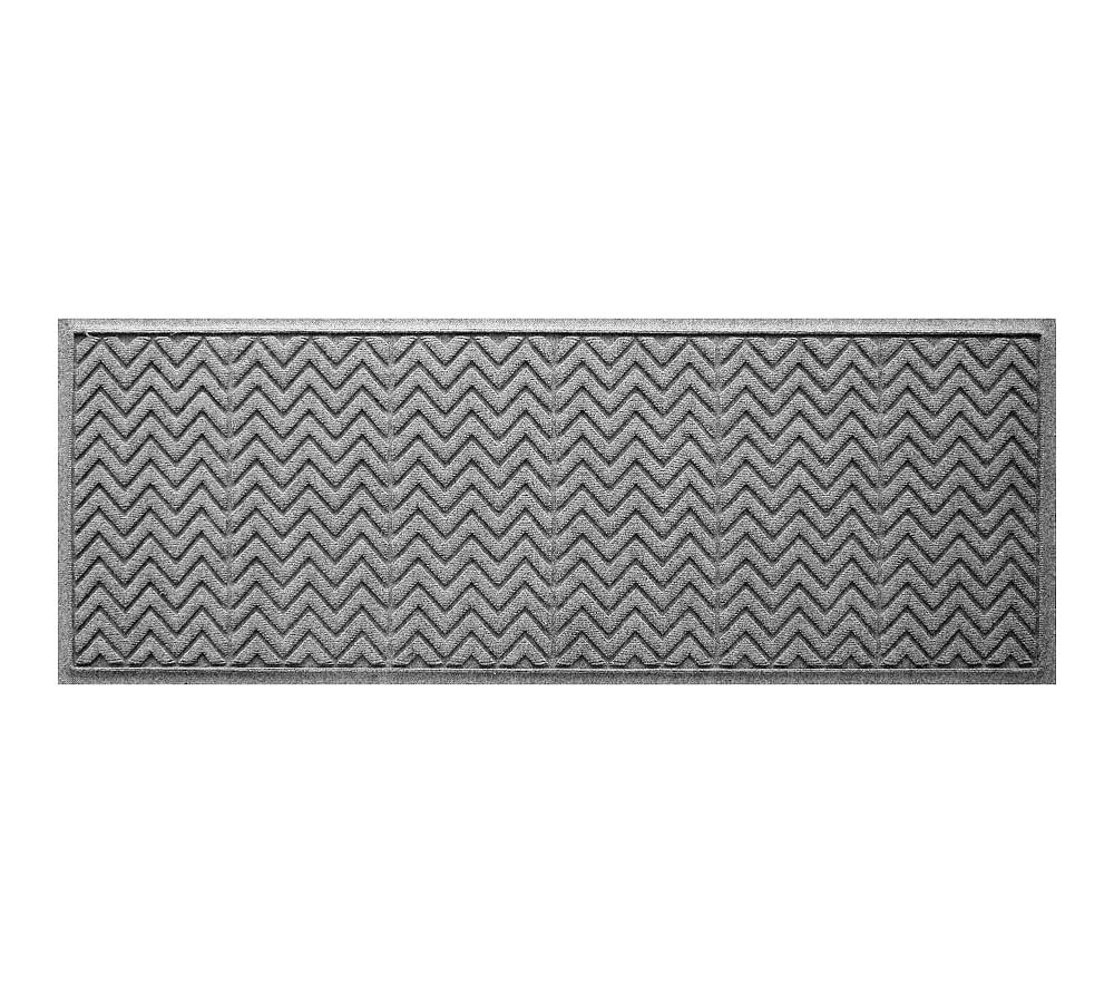 Waterhog Chevron Doormat, 1.8 x 5', Medium Gray - Image 0