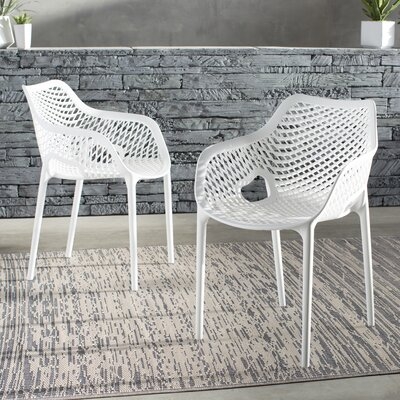 Ravensdale Stacking Patio Dining Chair (Set of 2) - Image 0