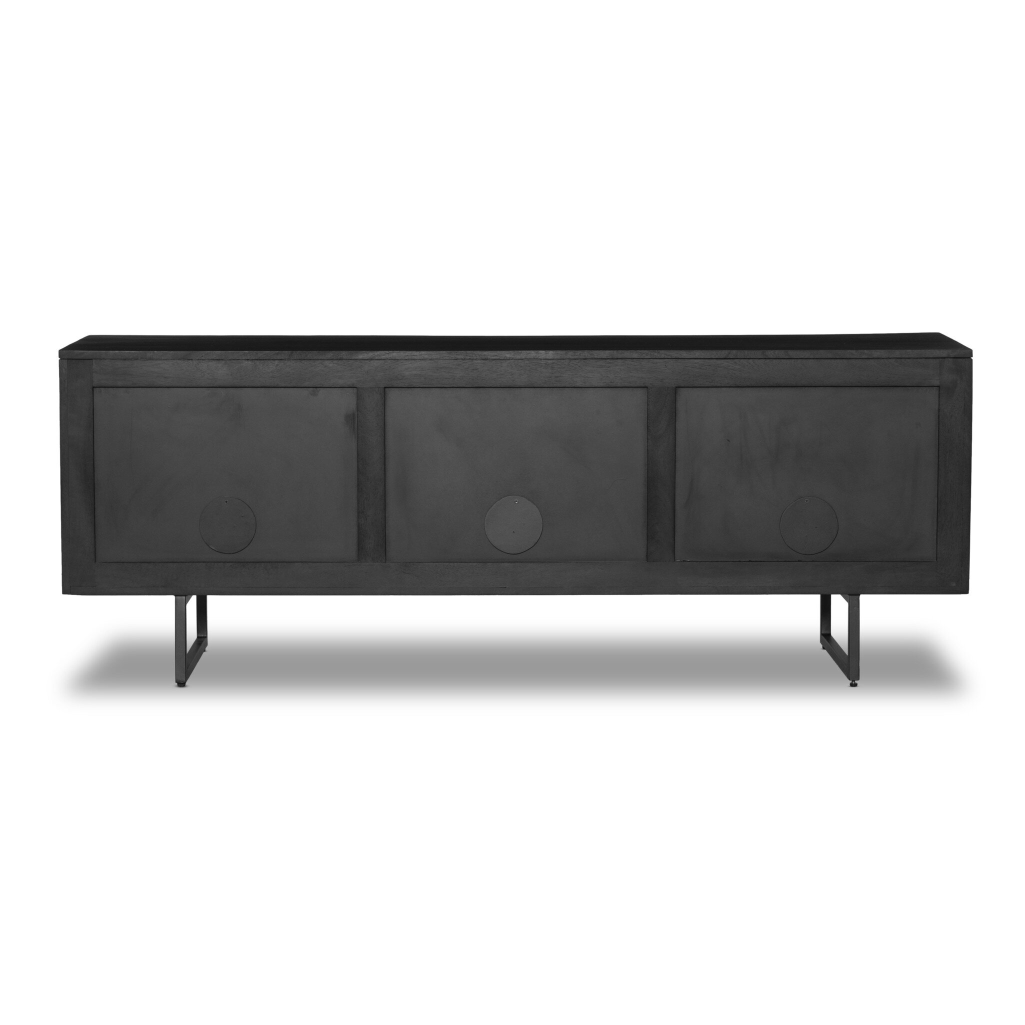 Carmel Media Console - Black Wash - Image 5