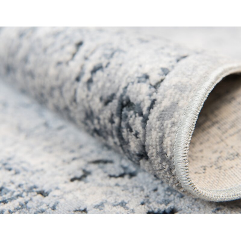 Lanett Oriental Area Rug, Dark Blue, 8' x 10' - Image 9