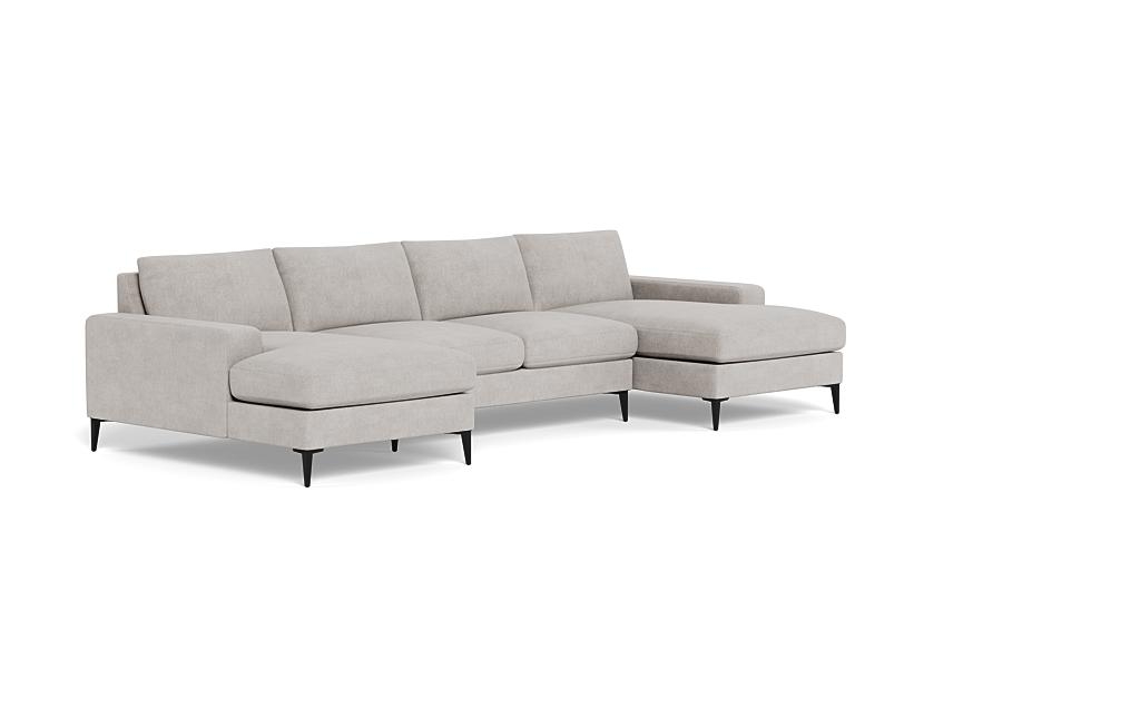 Saylor Wide Arm 3-Piece U-Sectional - Image 1