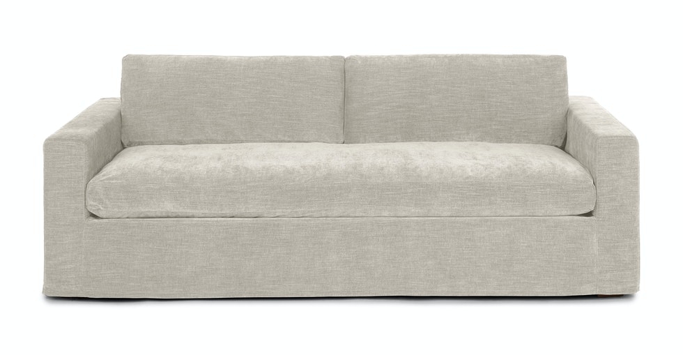 Alzey Slipcover Sofa, Whistle Gray - Image 0
